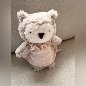 Elegant Baby Olivia the Owl Plush Toy.